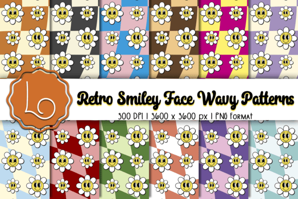 Choosing the Right Retro Aesthetic: An Evaluation of Retro Smiley Face Wavy Patterns