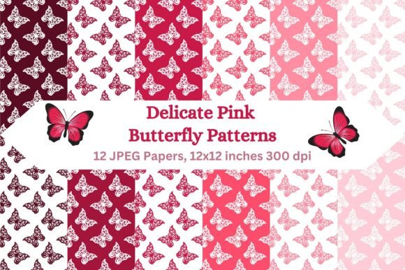 Delicate Pink Butterfly Patterns: A Practical Review for Digital Designers