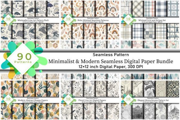 Evaluating Minimalist Modern Seamless Patterns for Professional Design Projects