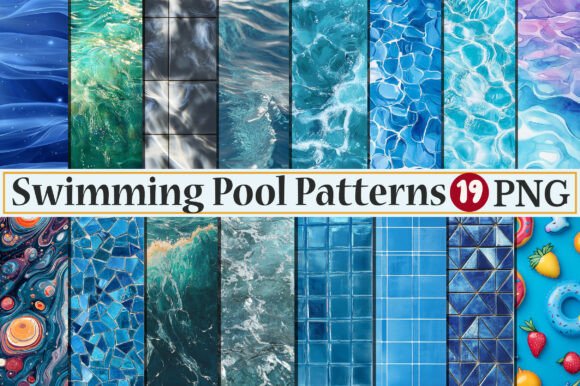 Evaluating Swimming Pool Seamless Patterns for Digital Design Projects