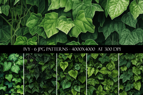 Ivy Seamless Patterns