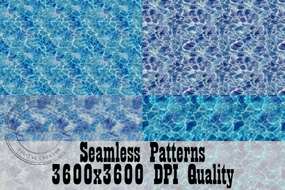 Pool Water Seamless Patterns
