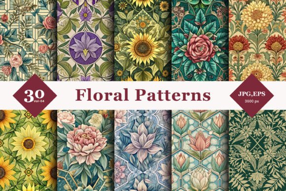 The Convergence of Structure and Nature: Why Geometric Floral Seamless Patterns 04 is Reshaping Modern Design Workflows