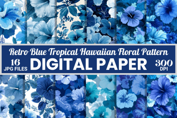 Tropical Hawaiian Summer Floral Patterns: A Digital Design Resource for 2025