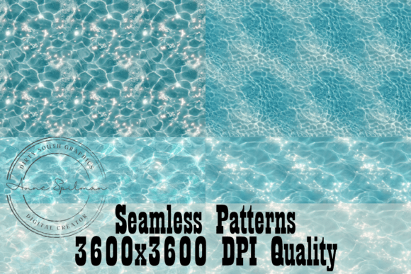 Turquoise Waters Seamless Patterns: Elevate Your Digital and Physical Designs
