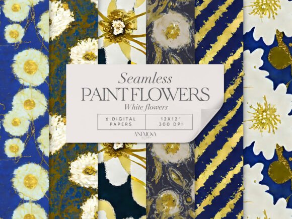 Unlocking the Elegance of Navy Gold Floral Seamless Patterns for Creative Projects